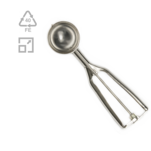 Cuchara automática de acero inoxidable para servir helado