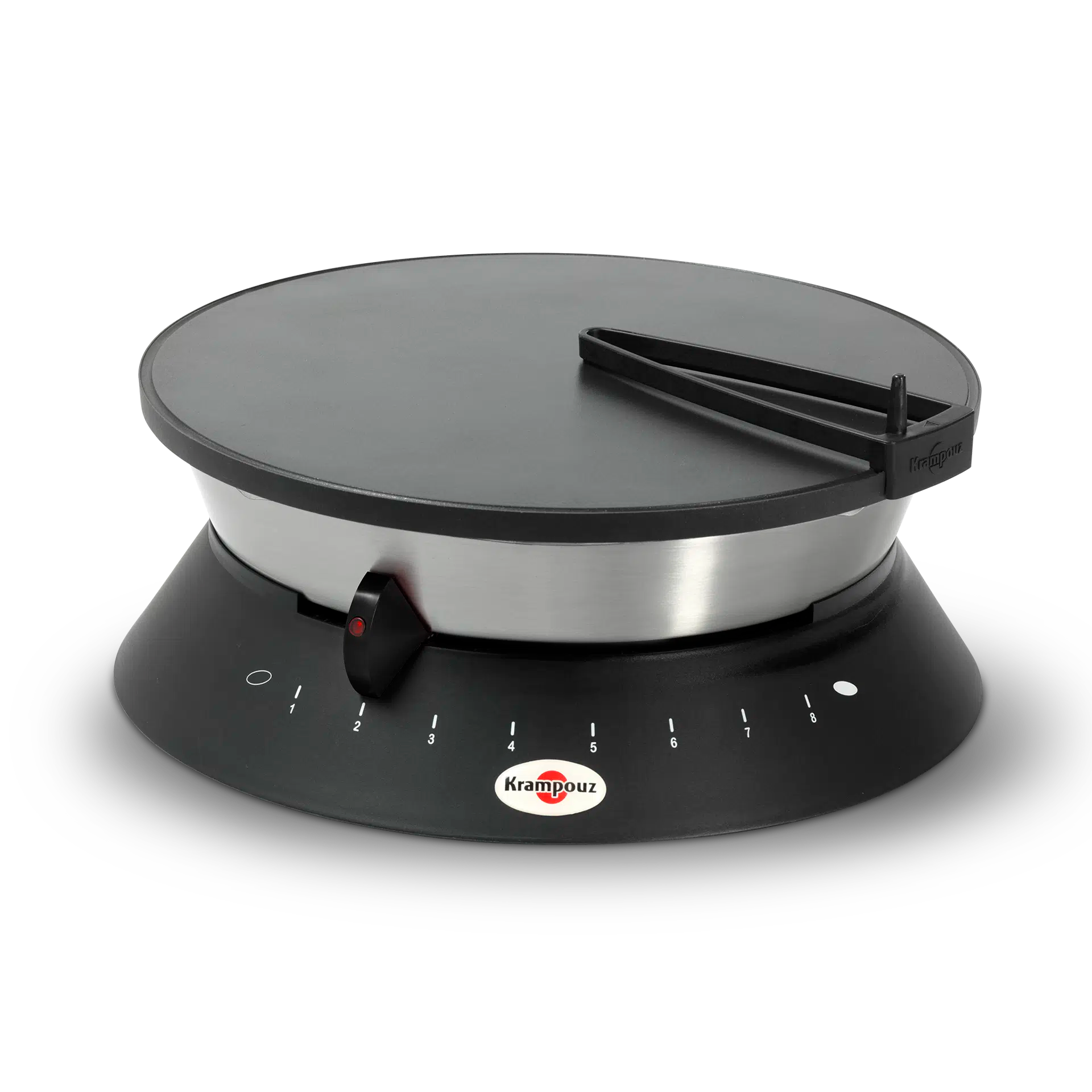Crepera eléctrica Diabolo Krampouz de 33 cm con sistema Easy Crêp.