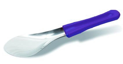 Espátula para helado Pujadas de acero inoxidable de 26 cm con mango azul