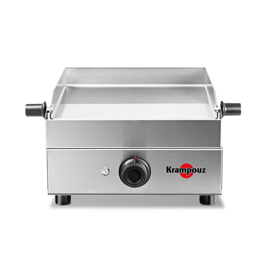 Plancha eléctrica compacta Smart Krampouz de acero inoxidable.
