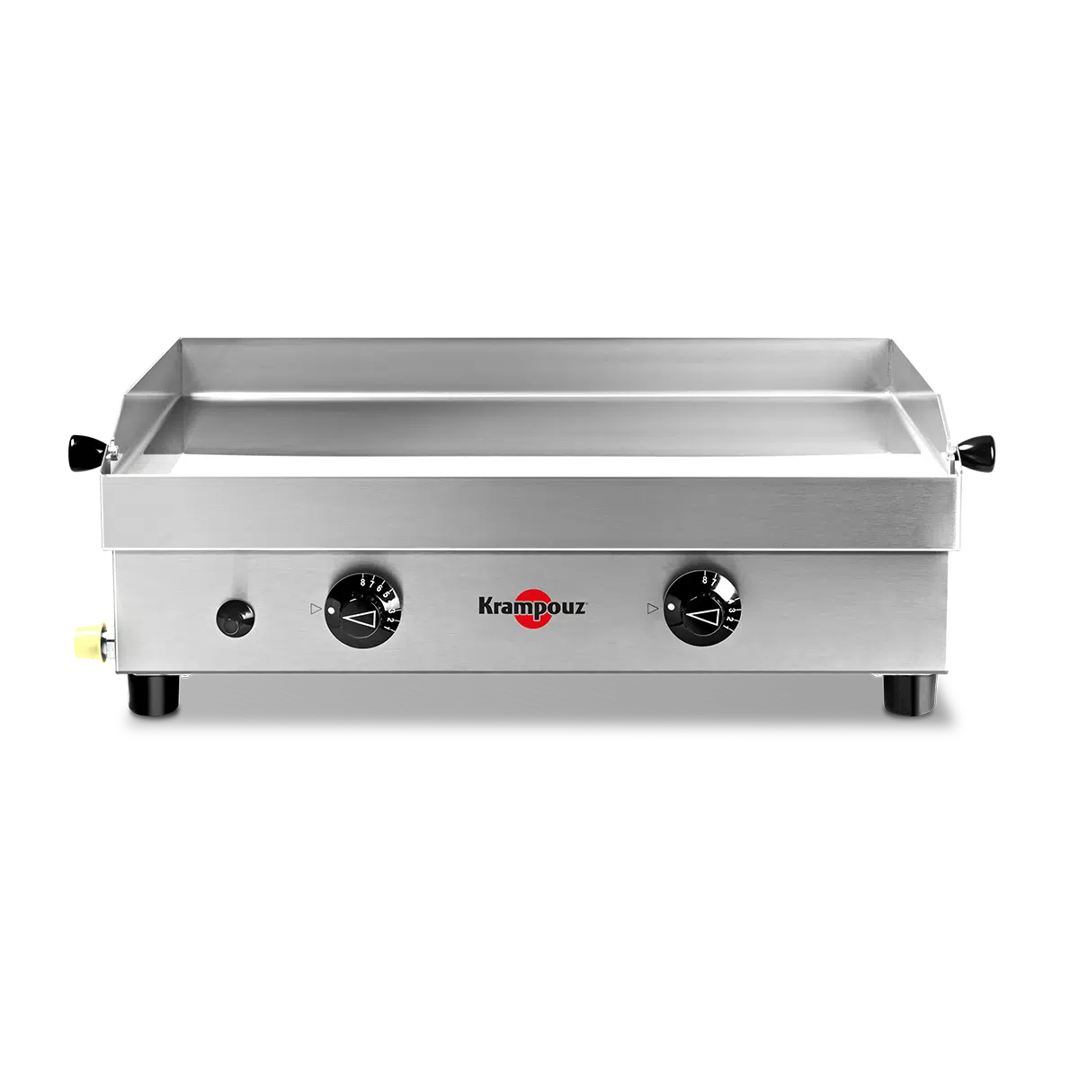 Plancha de gas Samba doble Krampouz de acero inoxidable con dos zonas de cocción