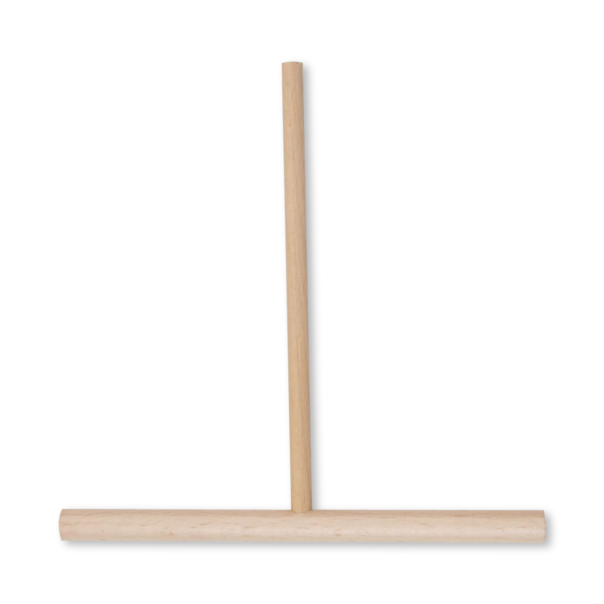 Rastrillo redondo de madera de haya Krampouz para extender masa de creps de 18 cm