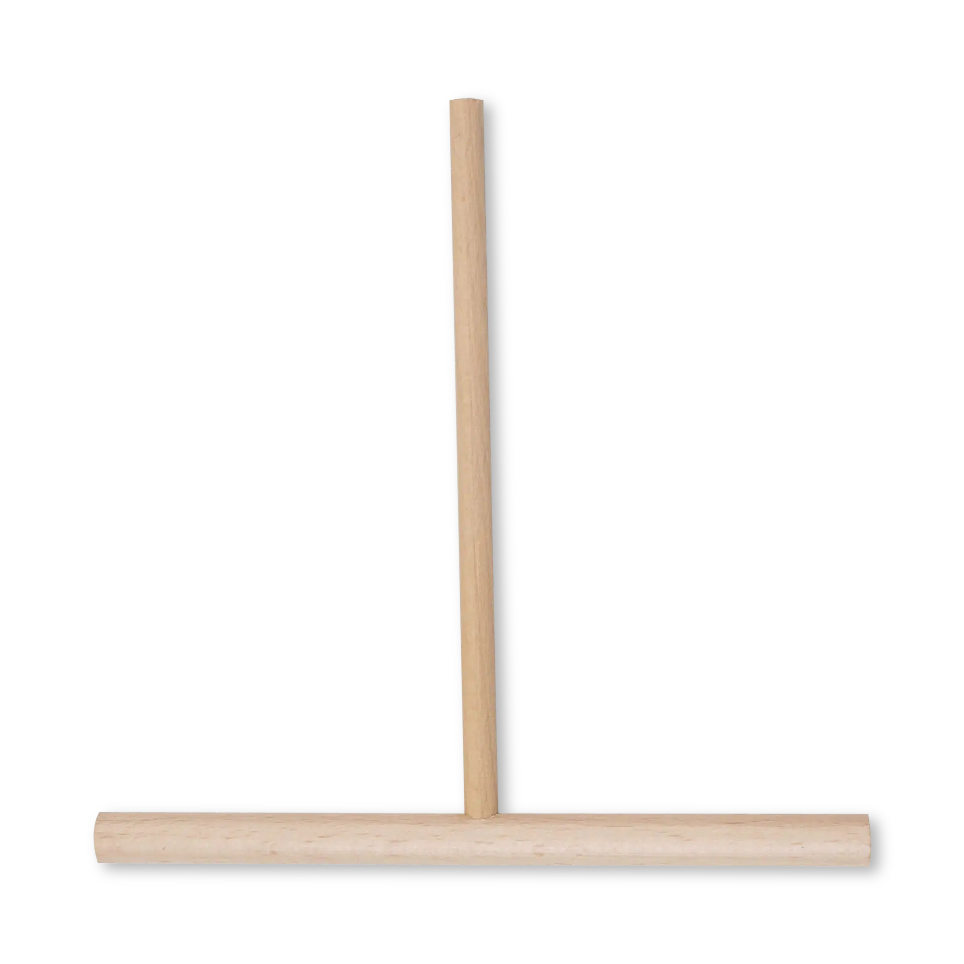 Rastrillo redondo de madera de haya Krampouz para extender masa de creps de 18 cm
