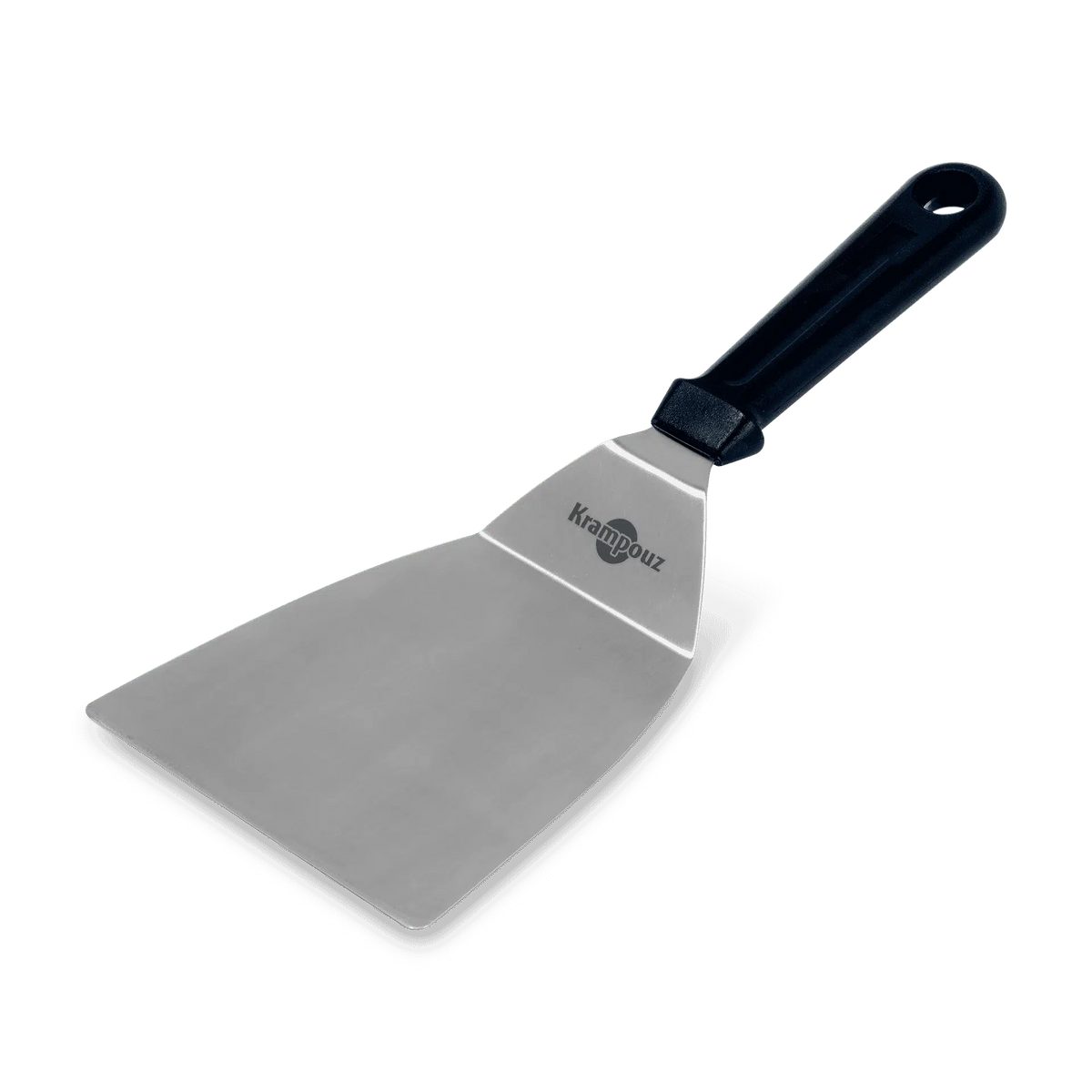 Espátula angulada de acero inoxidable Krampouz para plancha y barbacoa