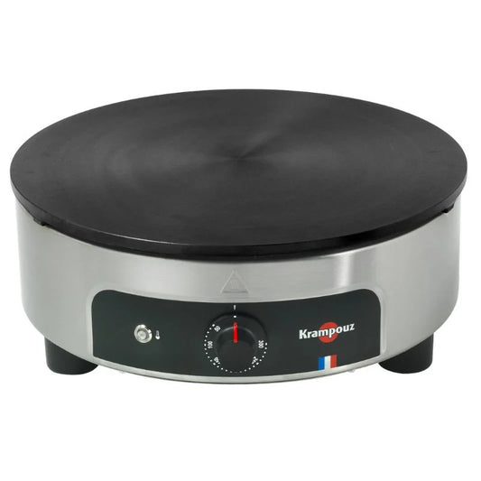 Crepera eléctrica profesional Krampouz de 40 cm con placa de hierro fundido
